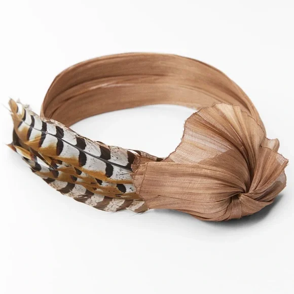 Zara | Accessories | Zara Feathered Headband Headpiece  display picture 2